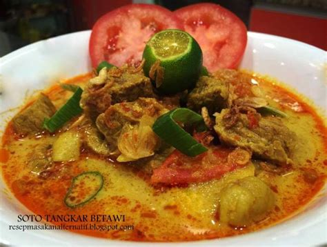 The most common meat used in tinorangsak is pork. Resep Soto Tangkar Asli Betawi Paling Enak | Resep Masakan ...