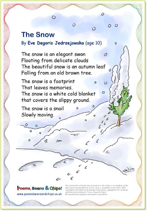 Snow Quotes And Poems Quotesgram