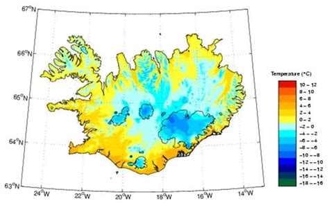 Climat En Islande Température Précipitation Ou Ensoleillement
