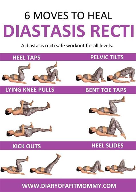 Heal The Gap Diastasis Recti Workout Diary Of A Fit Mommy Post
