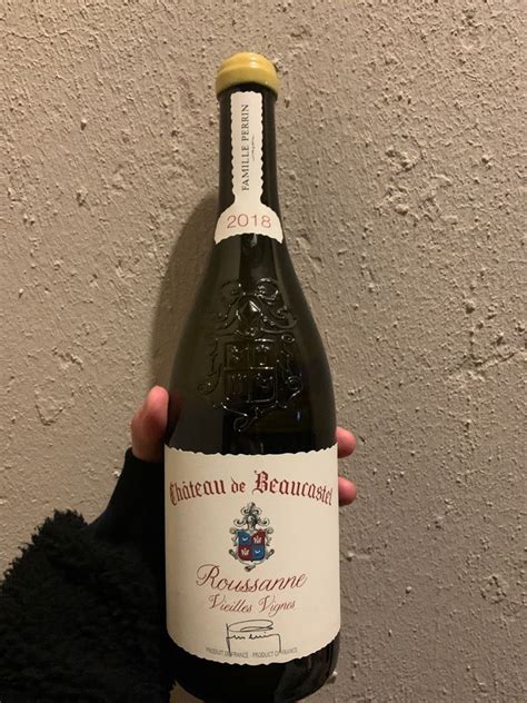 2018 Château De Beaucastel Châteauneuf Du Pape Blanc Cuvée Roussanne
