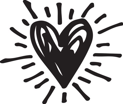 Hand Drawn Heart Icon Sign Symbol Design 9363019 Png