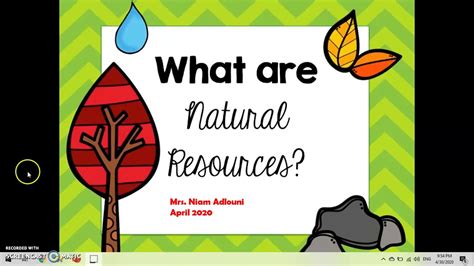 Natural Resources For Kids