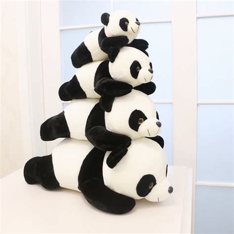 Giant Stuffed Panda Lying Prone Panda Dolls In 4 Sizes