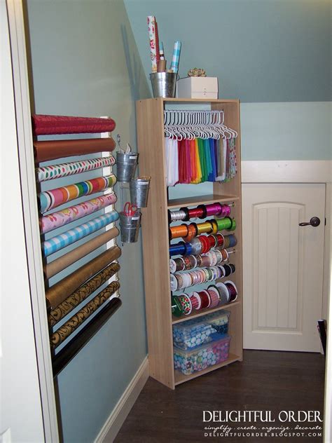 Delightful Order Craft Room Clients Home T Wrap Center