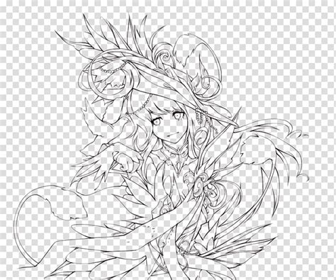 Line Art Drawing Anime Lineart Transparent Background Png Clipart