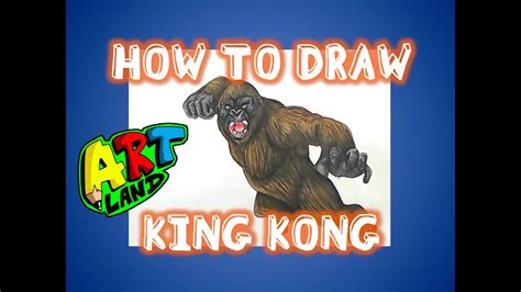How To Draw Kong Skull Island Youtube