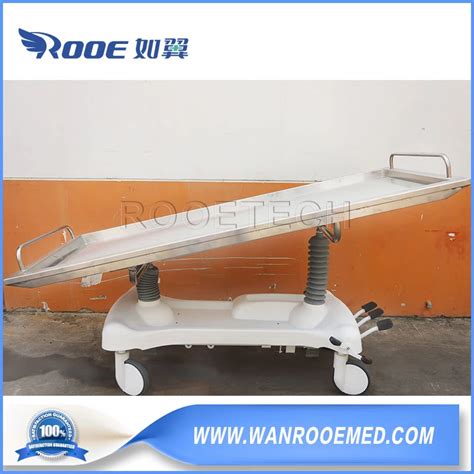 High Quality Ga Hospital Cm Oversized Hydraulic Embalming Stainless Steel Autopsy Table For