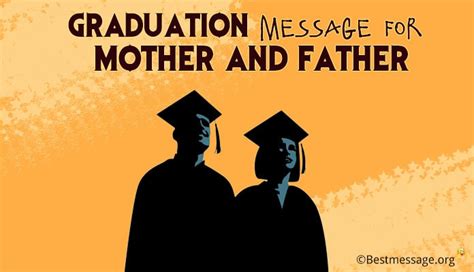Graduation Messages For Motherfather Graduation Parents Wishes