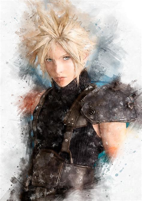 Cloud Strife Ff7 Remake Smile Cloud Strife Final Fantasy 7 Remake