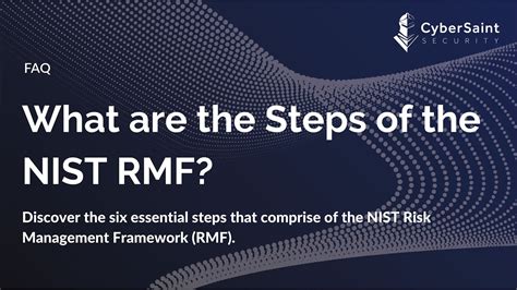What Are The 6 Steps Of The Nist Rmf Youtube