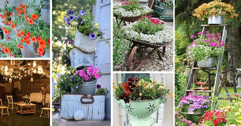 Maximise green space by utilising vertical surfaces or hanging gardens. 34 Best Vintage Garden Decor Ideas and Designs for 2020