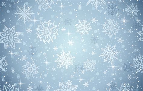 Wallpaper Winter Snowflakes Background Winter Background
