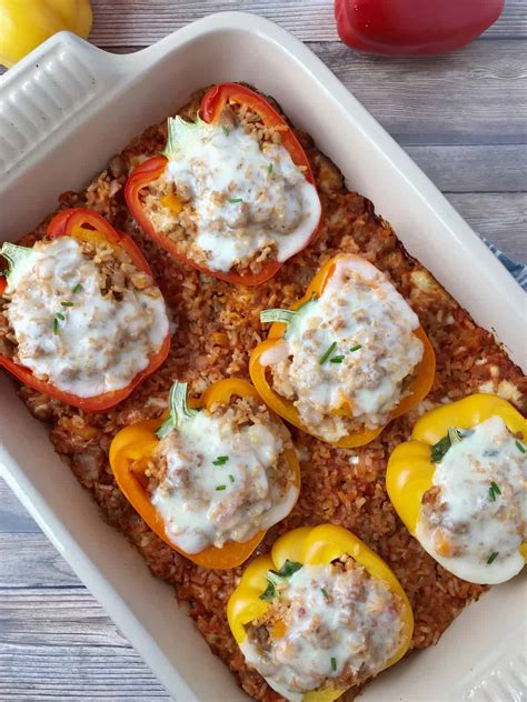 Natural savory turkey breakfast sausage patties, 7 oz. Turkey Sausage Stuffed Peppers | My Casual Pantry