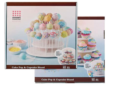 Sweet Creations 2 Tier Cupcake Cakepop Stand White Kitchen Stuff Plus