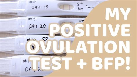 My Positive Ovulation Test Test Progression My Bfp Pregnancy Test Youtube