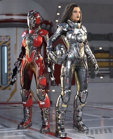 Futuristic Female Armor