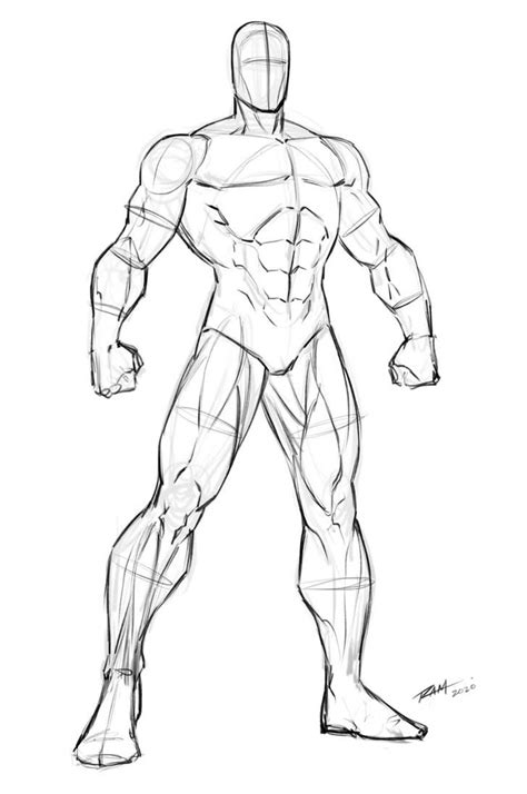 Superhero Pose Tough Guy By