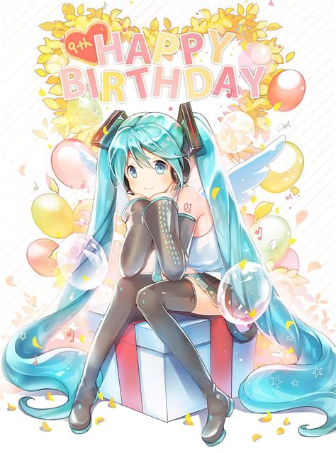 Happy Birthday Hatsune Miku Vocaloid Amino