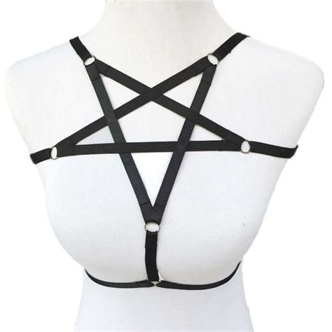 Gothic Pentagram Body Harness Rock N Doll