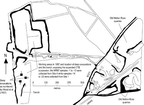 Sketch Map Of Melton Ross Quarry North Lincolnshire Showing The Download Scientific Diagram