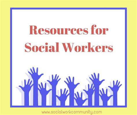 Resources Social Work Community