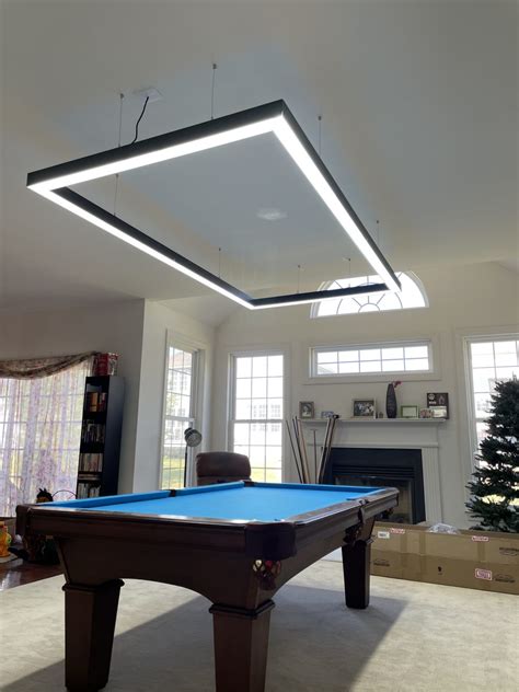 Led Perimeter Pool Table Lighting The Newest Billiard Lighting Concept