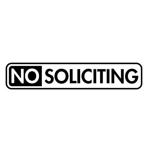 No Soliciting Sign Free Svg Files Svg Png Dxf Eps