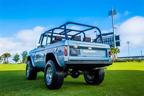 Restored 1974 Brittany Blue Early Bronco Velocity Restorations Ford