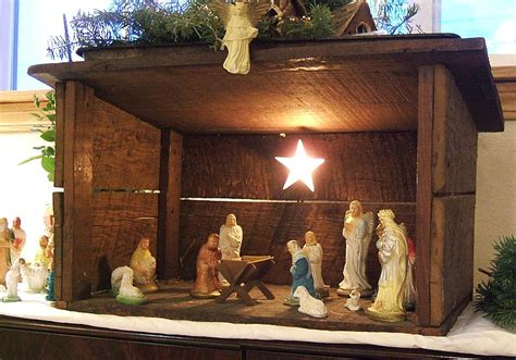 Pin By Yesteryear Primitives On Nativity Outdoor Nativity Christmas