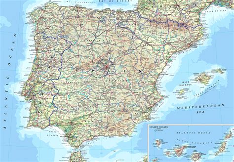 Mapa De España Zoom Total