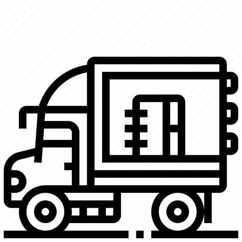 Cargo Lorry Moving Service Truck Icon