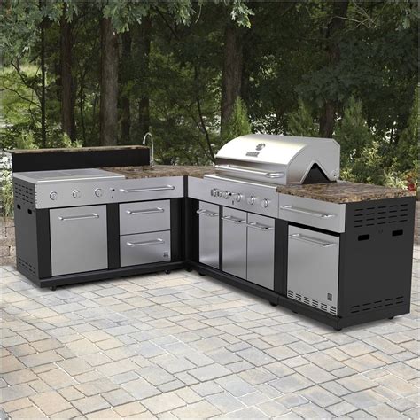 Best modern home design and furniture ideas for modular outdoor kitchen kits. master forge corner modular outdoor kitchen set lowe s ...