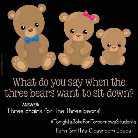 Tonights Joke For Tomorrows Students What Do You Say When The Three