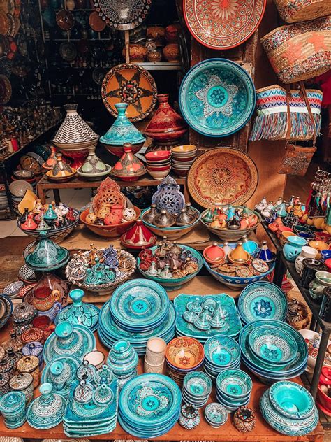 Moroccan Pottery Types And Decorations Marrakeche Crafts