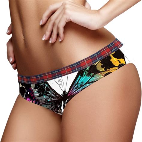 bennigiry colorful butterfly butterflies panty underwear for women soft cotton women s brief