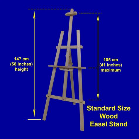 Wood Easel Stand Wooden Canvas Painting Stand Standard Size 147m