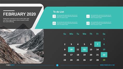 84 2020 Powerpoint Calendar Template Download Calendartemplate