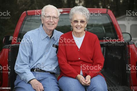 Cute Senior Citizen Couple Stock Photo Download Image Now Pick Up