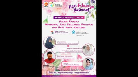 Webinar Bpkk Pks Kabupaten Bekasi Pernikahan Impian Youtube