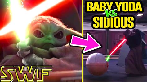 Baby Yoda Vs Darth Sidious Wer Gewinnt Star Wars Kacke Highlights