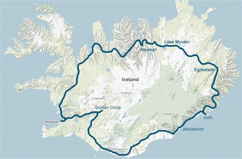 Spielen Nur Trivial Iceland Ring Road Map Banzai Trichter Darlehensgeber