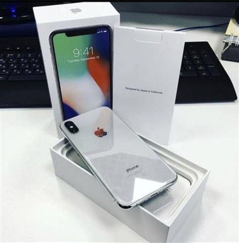 New Apple Iphone X Silver 256 Gb Myset Nego Secondhandmy