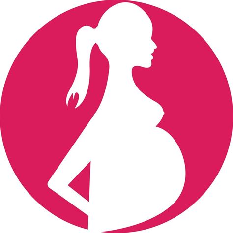 Pregnant Woman Logo Pregnant Women Vector Icon Template 22059775