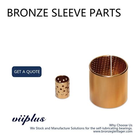 Tin Phosphor Bronze Sleeve Bushings Cusn8 And Cusn65 Material 090 092 Type