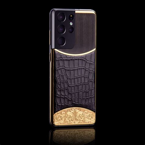 Телефон Samsung Galaxy S21 Ultra 24k Gold Handengraved купити в Aurum