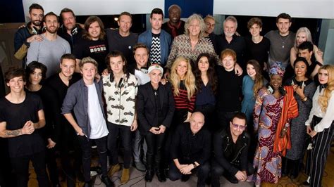 pictures who s in band aid 30 cbbc newsround
