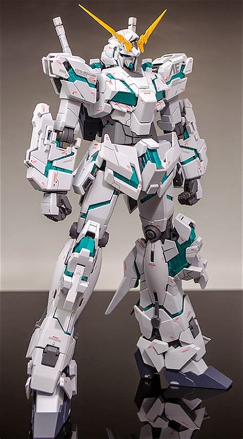Mg 1100 Unicorn Gundam Armed Armor De Green Frame Custom Build
