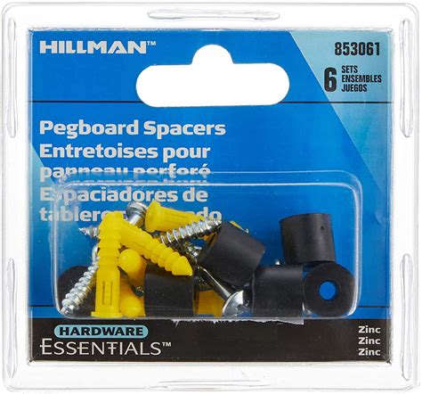 the hillman group 853061 pegboard spacer kit hooks amazon canada