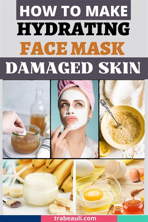 11 Diy Homemade Hydrating Face Masks For Damaged Skin Trabeauli Hydrating Face Mask Natural